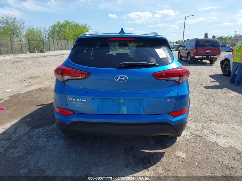 2018 Hyundai Tucson Sel VIN: KM8J3CA44JU643326 Lot: 39371779