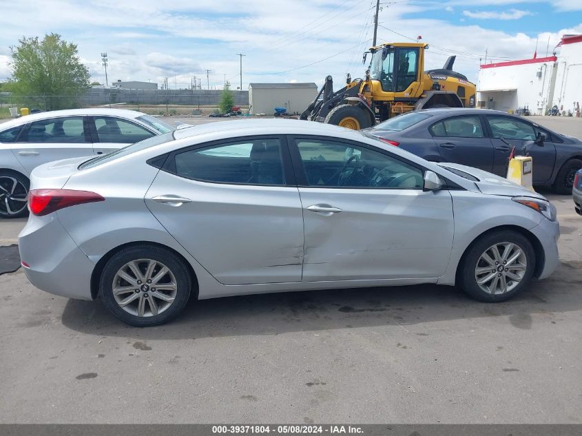 2014 Hyundai Elantra Se VIN: KMHDH4AE7EU172565 Lot: 39371804