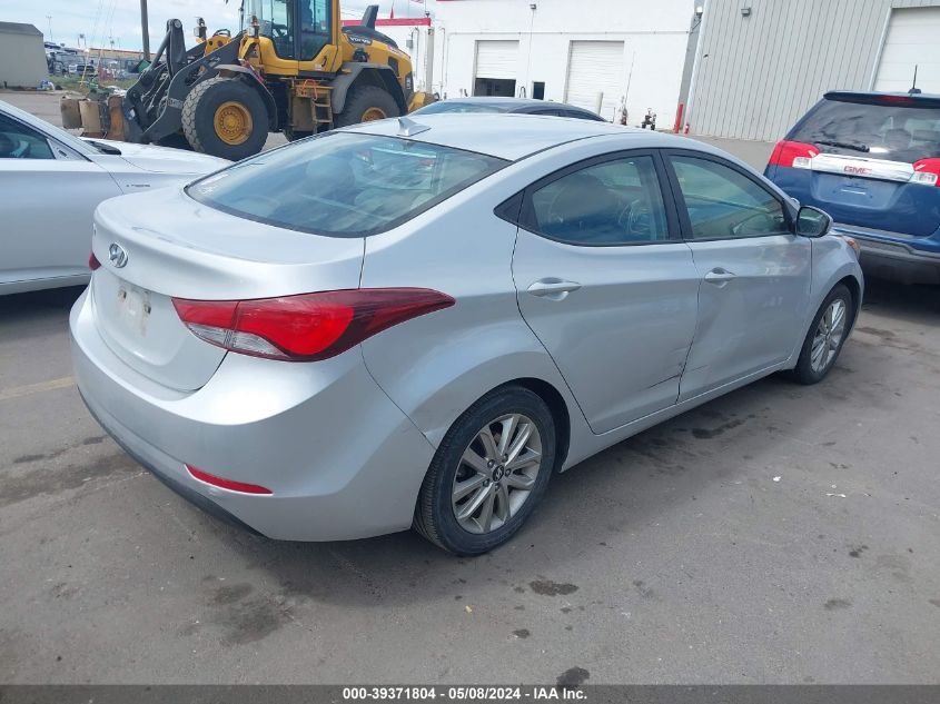 2014 Hyundai Elantra Se VIN: KMHDH4AE7EU172565 Lot: 39371804