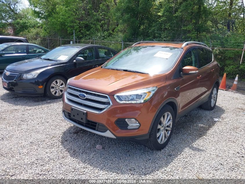 2017 Ford Escape Titanium VIN: 1FMCU0JD4HUD83329 Lot: 39371807