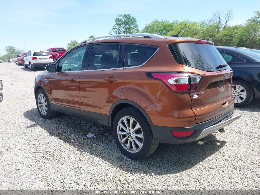 2017 Ford Escape Titanium VIN: 1FMCU0JD4HUD83329 Lot: 39371807