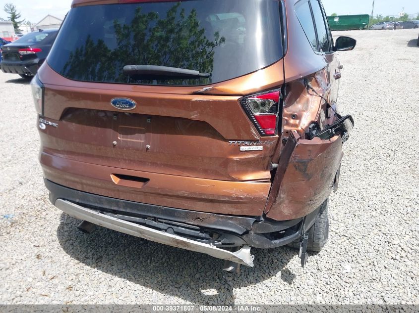 2017 FORD ESCAPE TITANIUM - 1FMCU0JD4HUD83329