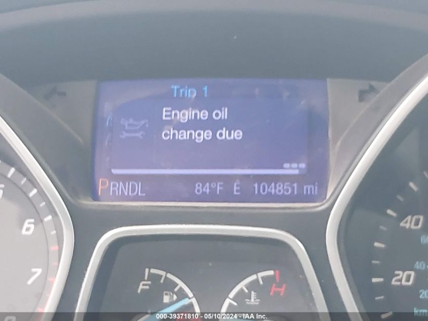 2013 Ford Focus Se VIN: 1FADP3K25DL189252 Lot: 39371810