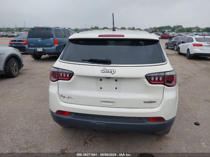 2018 Jeep Compass Latitude Fwd VIN: 3C4NJCBB8JT501919 Lot: 39371841