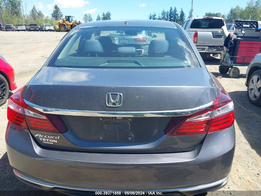 2017 Honda Accord Ex VIN: 1HGCR2F00HA049602 Lot: 39371858