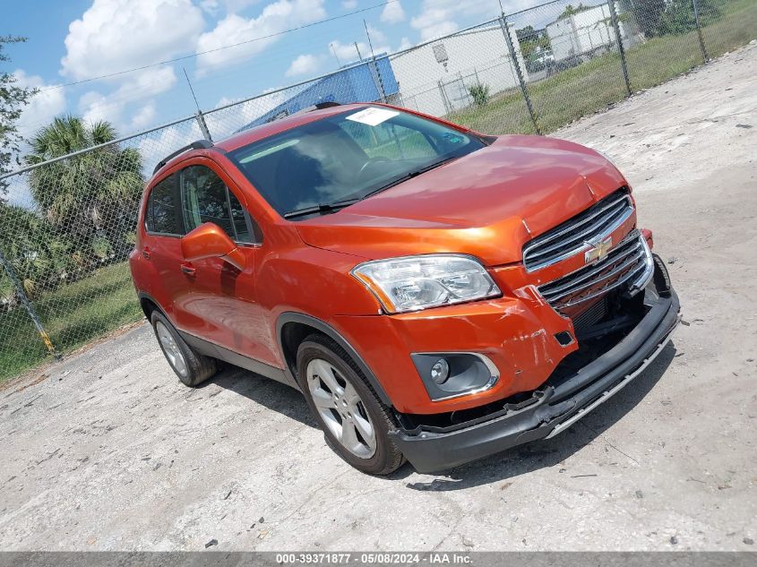 2016 Chevrolet Trax Ltz VIN: KL7CJRSB9GB690422 Lot: 39371877