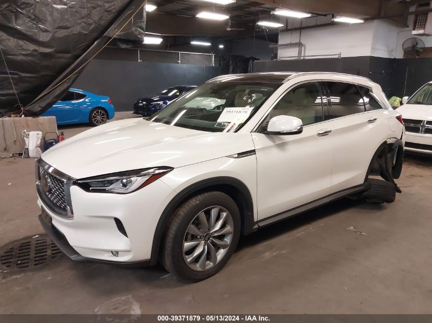 2022 Infiniti Qx50 Luxe Awd VIN: 3PCAJ5BB6NF108564 Lot: 39371879