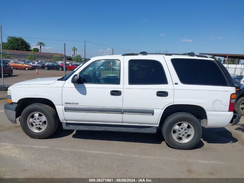 2002 Chevrolet Tahoe Ls VIN: 1GNEC13V52R211095 Lot: 39371881