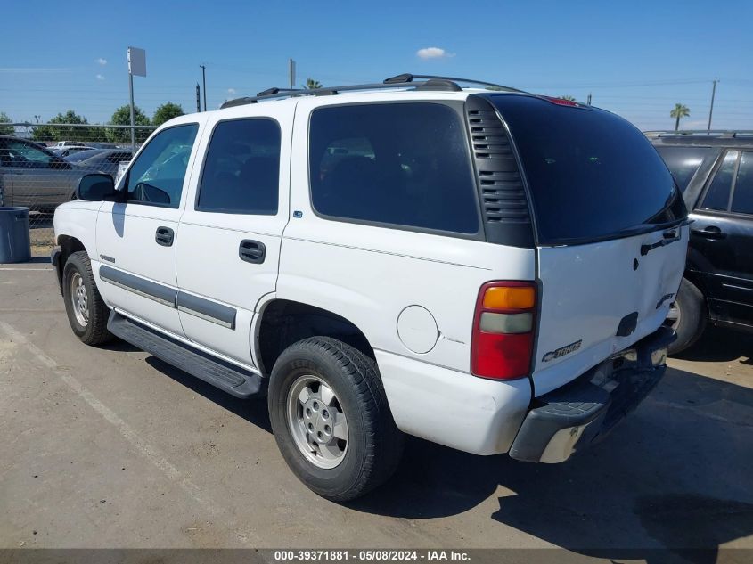 2002 Chevrolet Tahoe Ls VIN: 1GNEC13V52R211095 Lot: 39371881