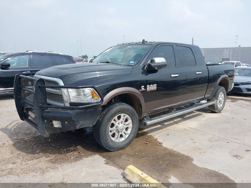 2018 Ram 2500 Laramie Mega Cab 4X4 6'4 Box VIN: 3C6UR5NL5JG273835 Lot: 39371907