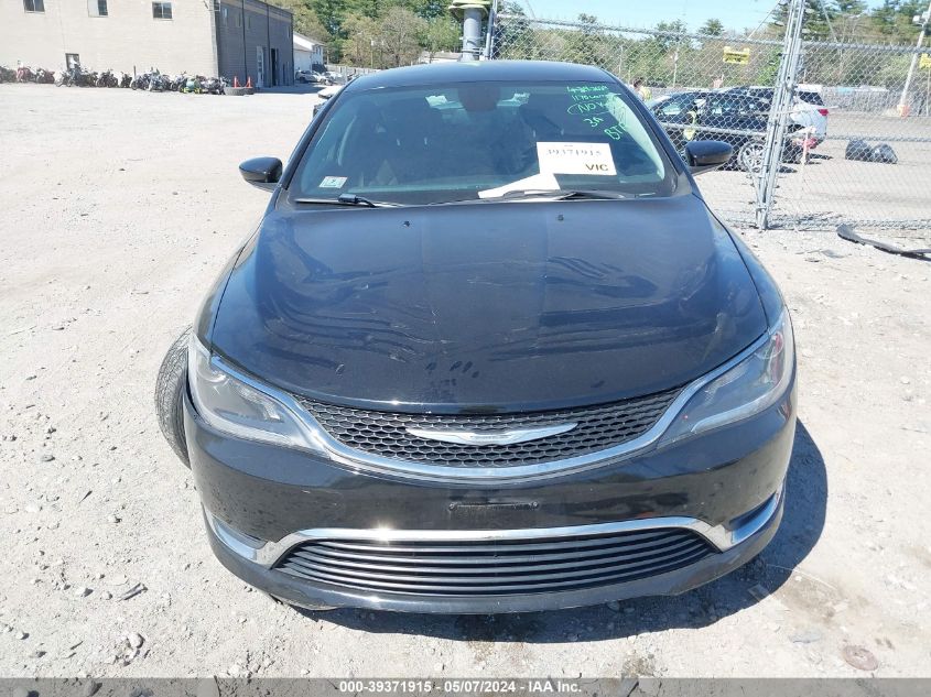 2015 Chrysler 200 Limited VIN: 1C3CCCAB5FN659858 Lot: 39371915