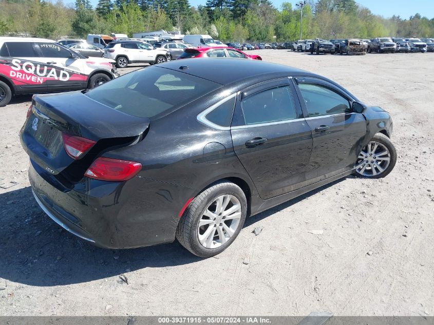 2015 Chrysler 200 Limited VIN: 1C3CCCAB5FN659858 Lot: 39371915