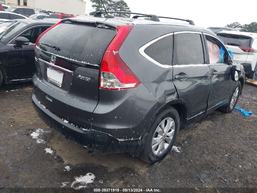 2012 Honda Cr-V Ex-L VIN: 2HKRM4H72CH605052 Lot: 39371919