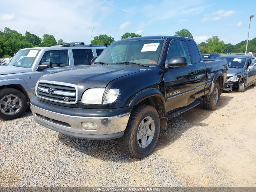 2000 Toyota Tundra Ltd V8 VIN: 5TBBT4816YS078675 Lot: 39371928