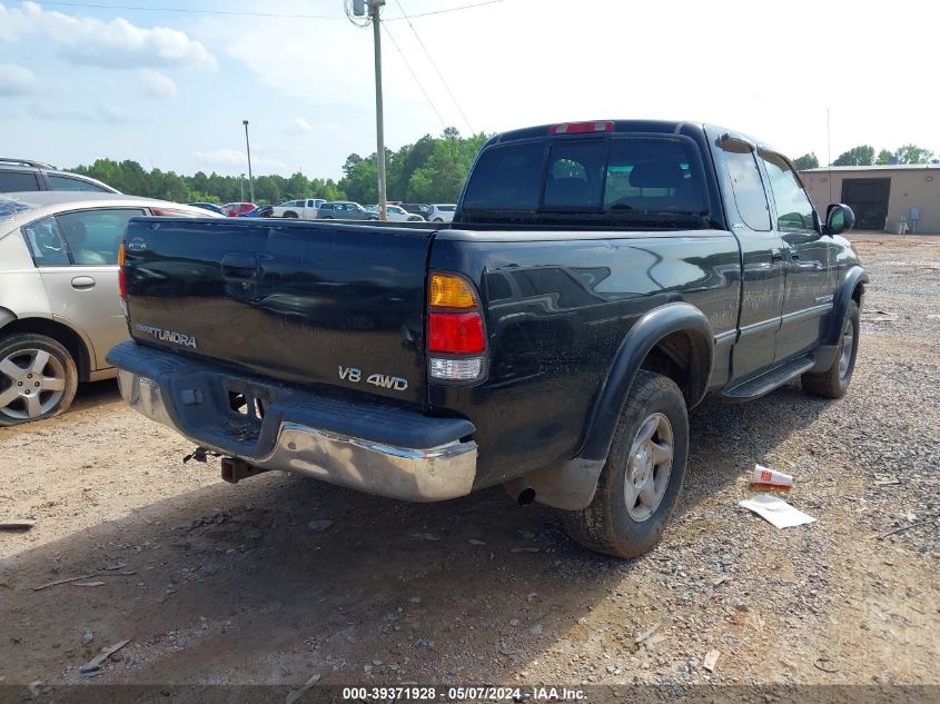 2000 Toyota Tundra Ltd V8 VIN: 5TBBT4816YS078675 Lot: 39371928