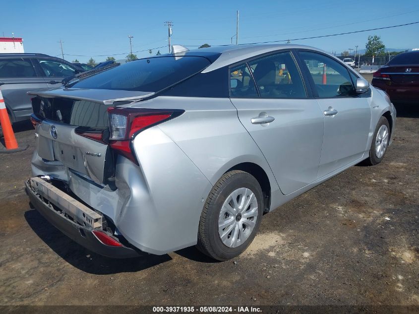 2022 Toyota Prius Le VIN: JTDKAMFU0N3163244 Lot: 39371935