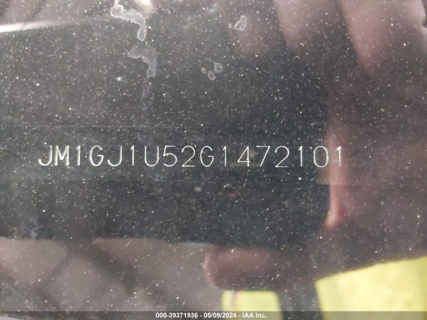 2016 MAZDA MAZDA6 I SPORT - JM1GJ1U52G1472101