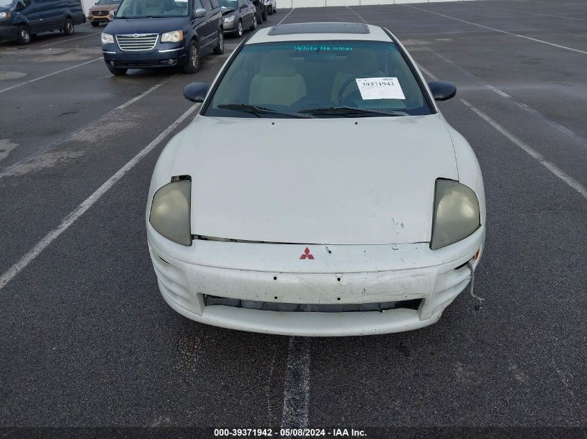 2001 Mitsubishi Eclipse Gt VIN: 4A3AC84H41E168560 Lot: 39371942