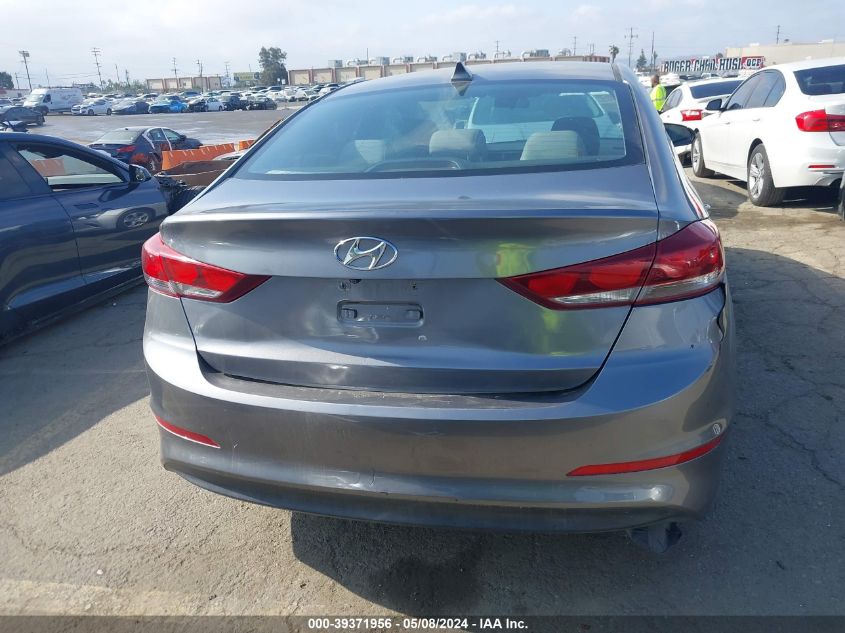 2018 Hyundai Elantra Sel/Value/Limited VIN: 5NPD84LF0JH279522 Lot: 39371956