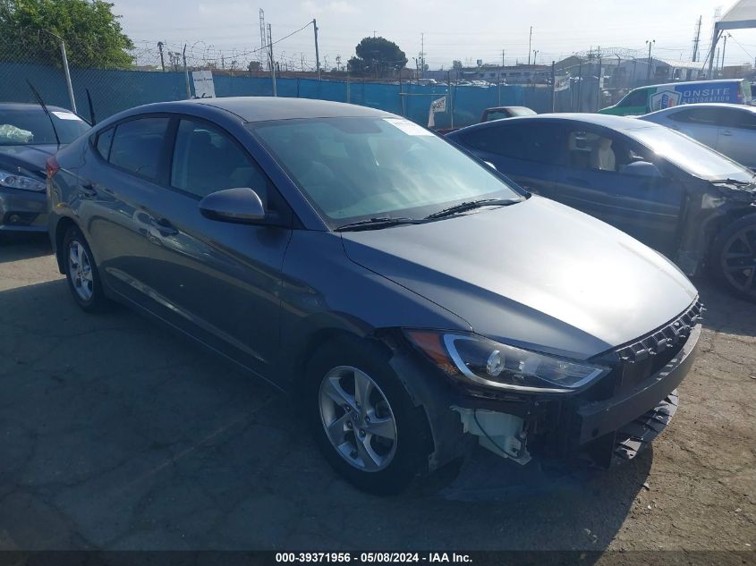 2018 HYUNDAI ELANTRA SEL/VALUE/LIMITED - 5NPD84LF0JH279522