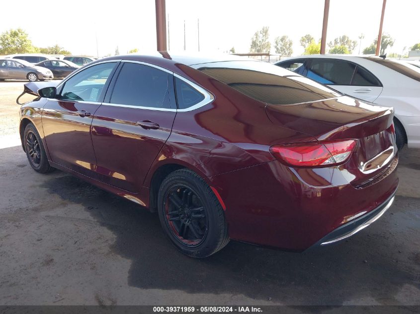 2016 Chrysler 200 Limited VIN: 1C3CCCABXGN170826 Lot: 39371959