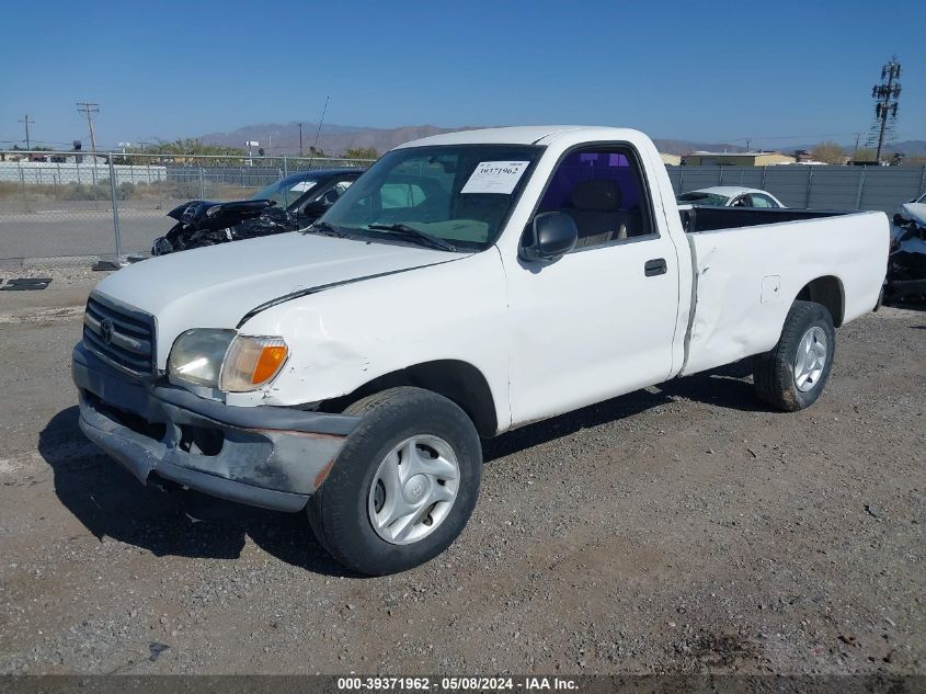 2000 Toyota Tundra VIN: 5TBJN3210YS075229 Lot: 39371962