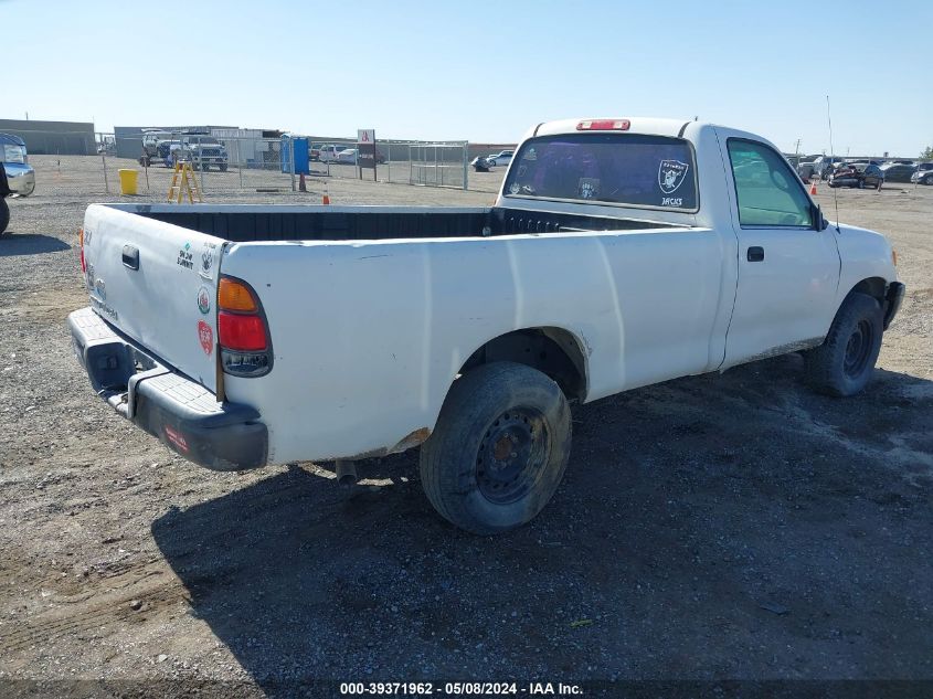 2000 Toyota Tundra VIN: 5TBJN3210YS075229 Lot: 39371962