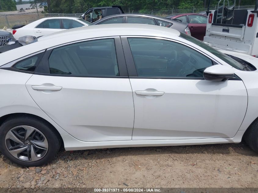 2019 Honda Civic Lx VIN: 2HGFC2F66KH558749 Lot: 39371971