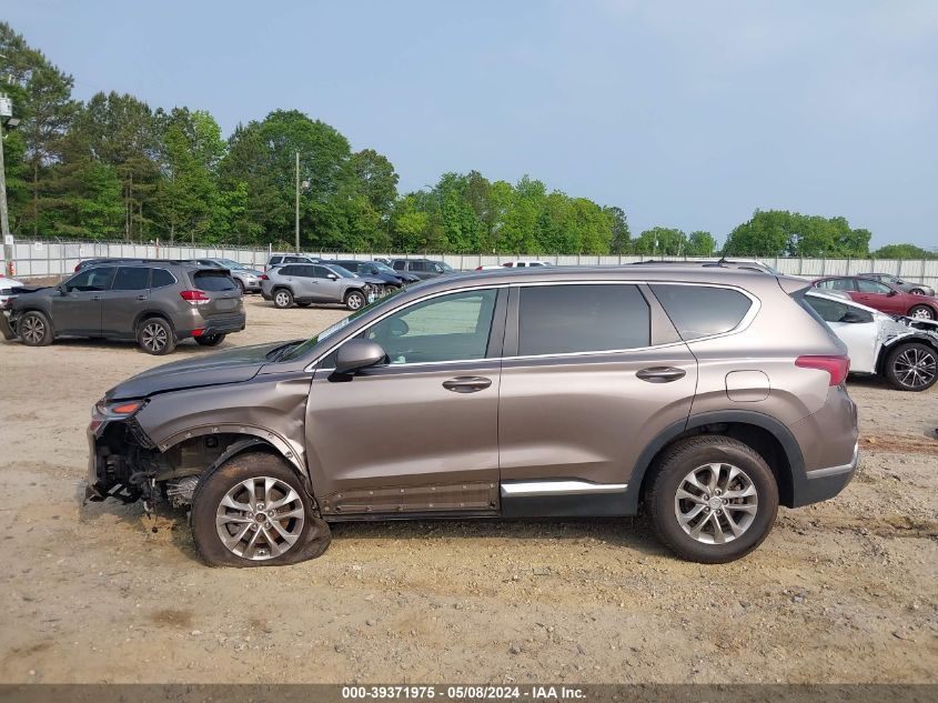 2019 Hyundai Santa Fe Se VIN: 5NMS23AD1KH020704 Lot: 39371975