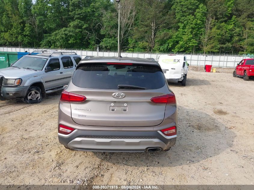 2019 Hyundai Santa Fe Se VIN: 5NMS23AD1KH020704 Lot: 39371975