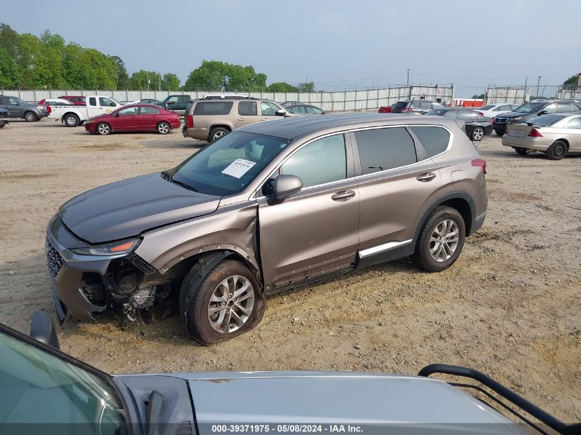 2019 Hyundai Santa Fe Se VIN: 5NMS23AD1KH020704 Lot: 39371975