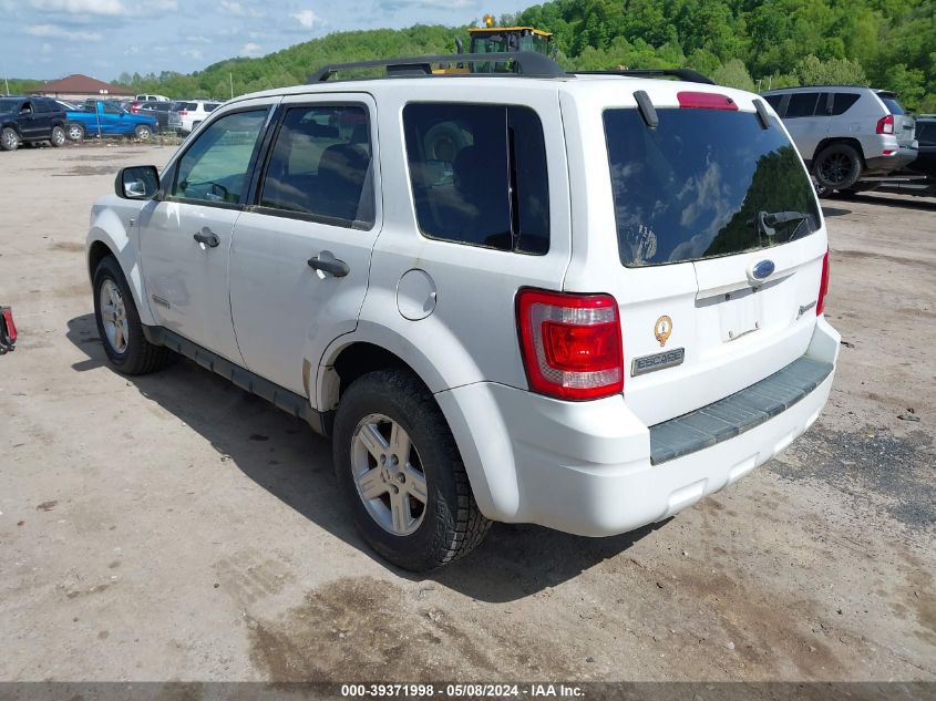 2008 Ford Escape Hybrid VIN: 1FMCU59H48KA24370 Lot: 39371998