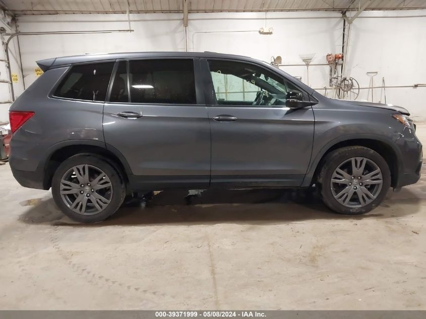 2019 Honda Passport Ex-L VIN: 5FNYF8H54KB025763 Lot: 39371999