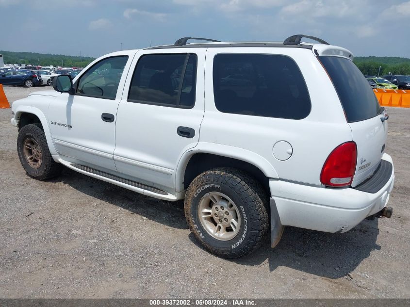 1999 Dodge Durango VIN: 1B4HS28Z5XF536314 Lot: 39372002