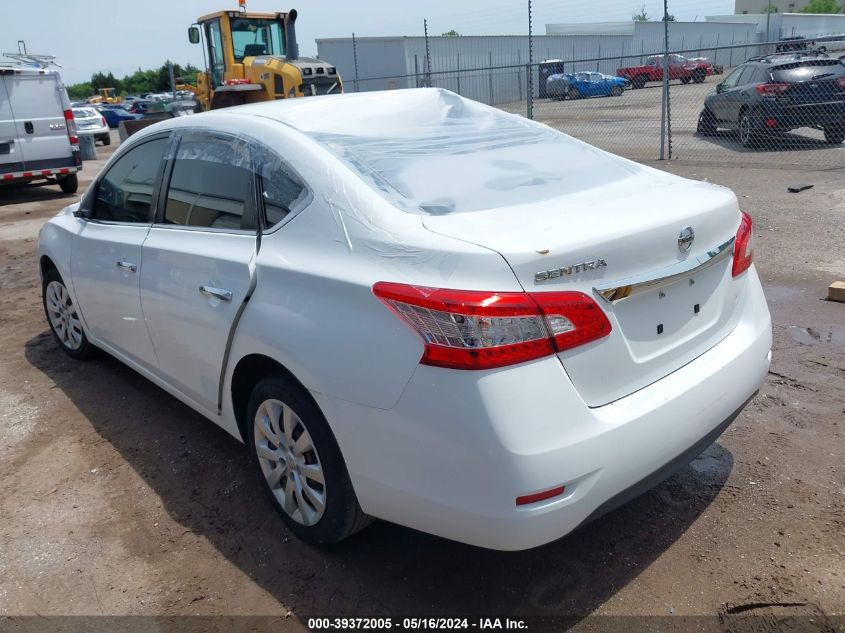 2015 Nissan Sentra Fe+ S/S/Sl/Sr/Sv VIN: 3N1AB7APXFY239575 Lot: 39372005