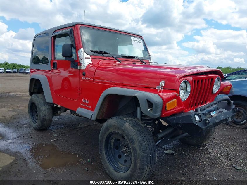 2005 Jeep Wrangler Sport VIN: 1J4FA49S55P313993 Lot: 39372006