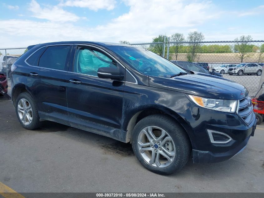 2018 Ford Edge Titanium VIN: 2FMPK4K91JBB21014 Lot: 39372010