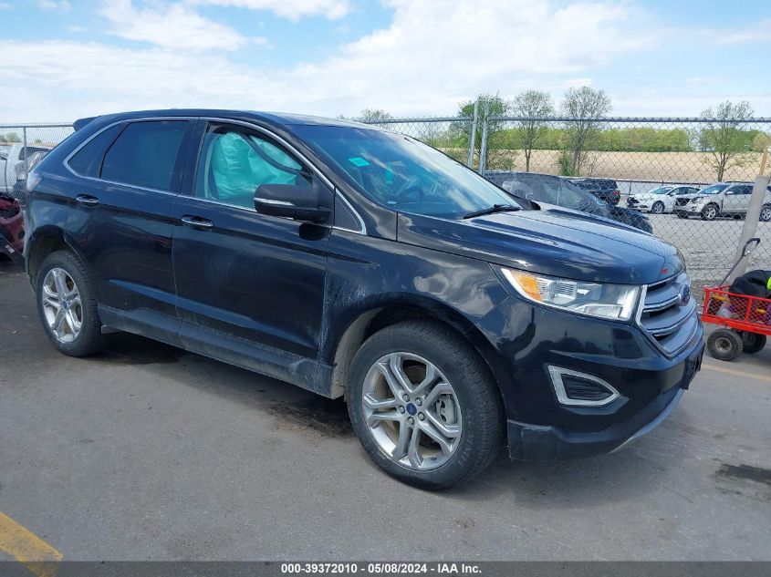 2018 Ford Edge Titanium VIN: 2FMPK4K91JBB21014 Lot: 39372010