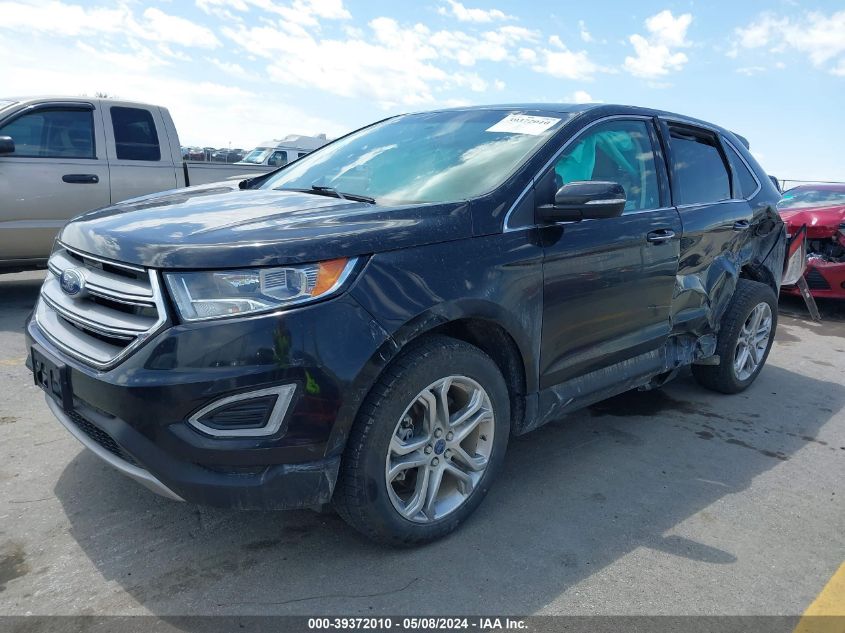 2018 Ford Edge Titanium VIN: 2FMPK4K91JBB21014 Lot: 39372010