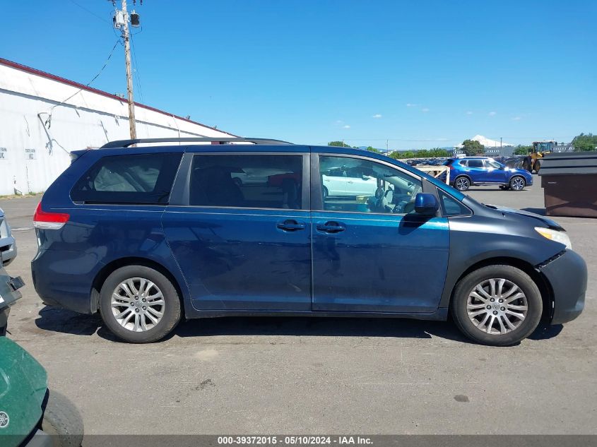 2012 Toyota Sienna Xle V6 8 Passenger VIN: 5TDYK3DC6CS228184 Lot: 39372015