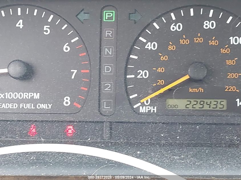 1998 Toyota Avalon Xl VIN: 4T1BF18BXWU227681 Lot: 39372028