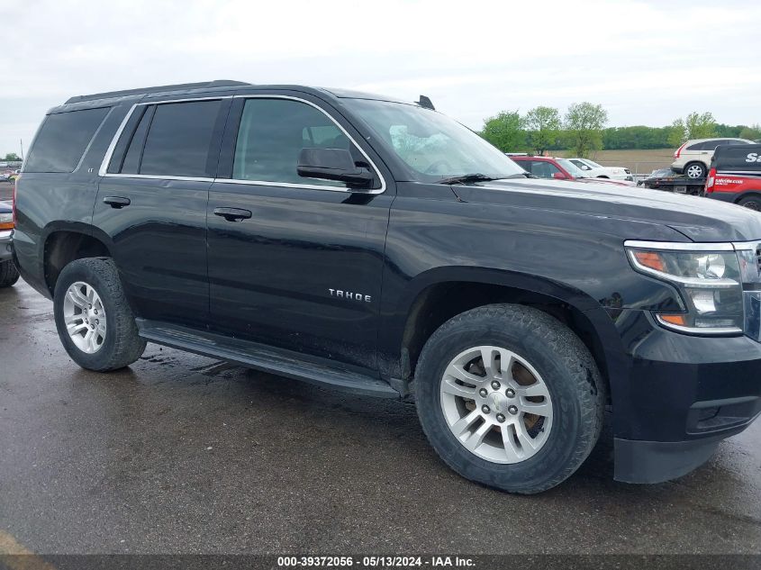 2016 Chevrolet Tahoe Lt VIN: 1GNSKBKC6GR272507 Lot: 39372056