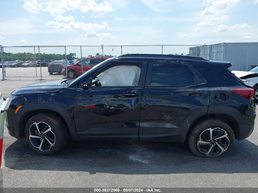 2022 Chevrolet Trailblazer Fwd Rs VIN: KL79MTSL9NB147964 Lot: 39372069