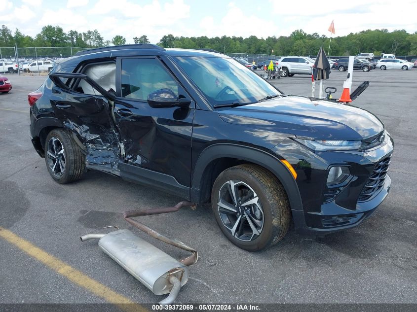 2022 Chevrolet Trailblazer Fwd Rs VIN: KL79MTSL9NB147964 Lot: 39372069