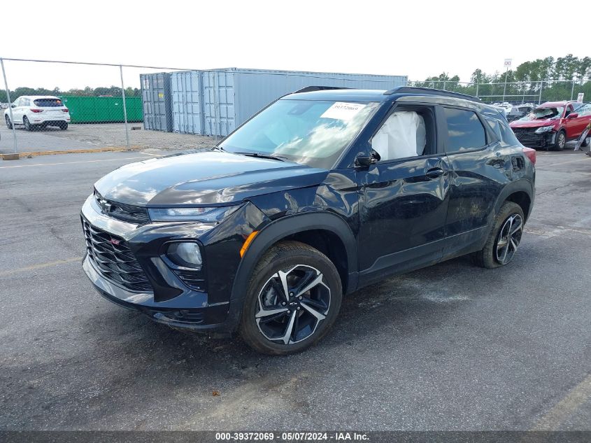 2022 Chevrolet Trailblazer Fwd Rs VIN: KL79MTSL9NB147964 Lot: 39372069