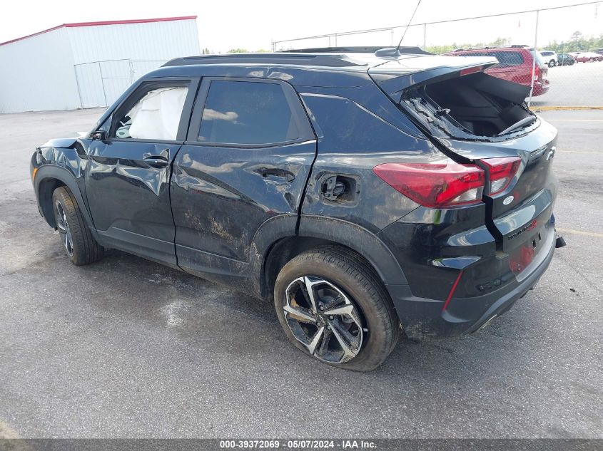 2022 Chevrolet Trailblazer Fwd Rs VIN: KL79MTSL9NB147964 Lot: 39372069