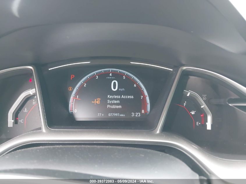 2019 Honda Civic Sport VIN: 19XFC2F81KE033125 Lot: 39372083