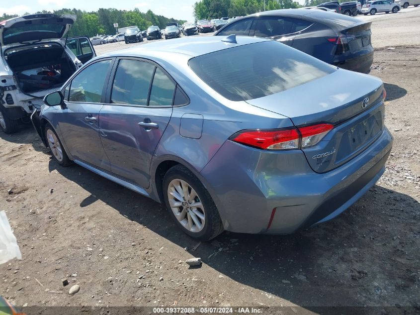 2021 Toyota Corolla Le VIN: JTDHPMAEXMJ131551 Lot: 39372088