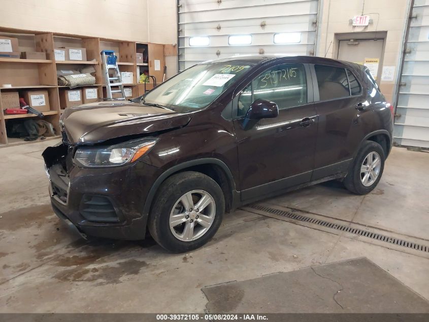 2020 Chevrolet Trax Awd Ls VIN: KL7CJNSB4LB343602 Lot: 39372105