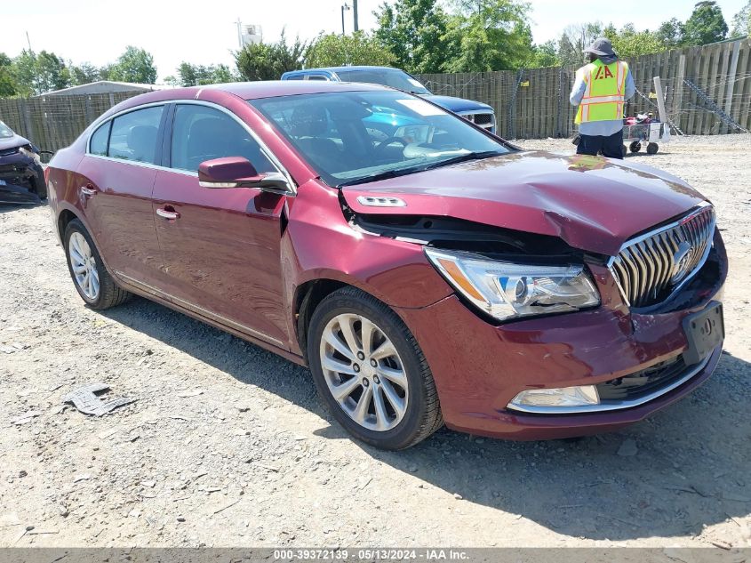 2016 Buick Lacrosse Leather VIN: 1G4GB5G36GF142734 Lot: 39372139